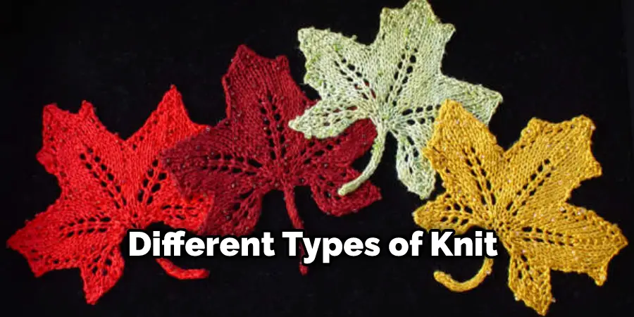 Different Types of Knit