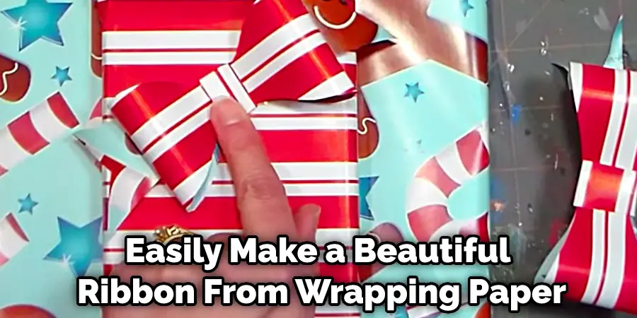 Easily Make a Beautiful Ribbon From Wrapping Paper