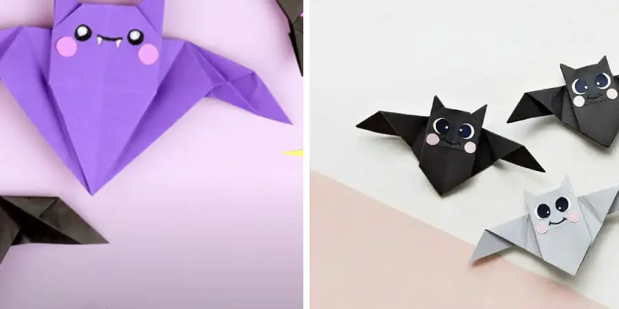 How to Make a Paper Bat Step by Step