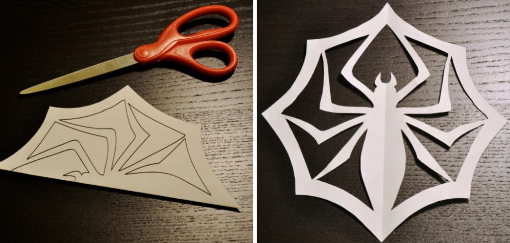 How to Make a Spider Out of Paper and Scissors