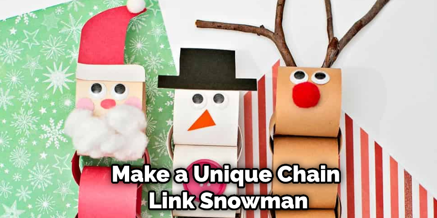 Make a Unique Chain Link Snowman