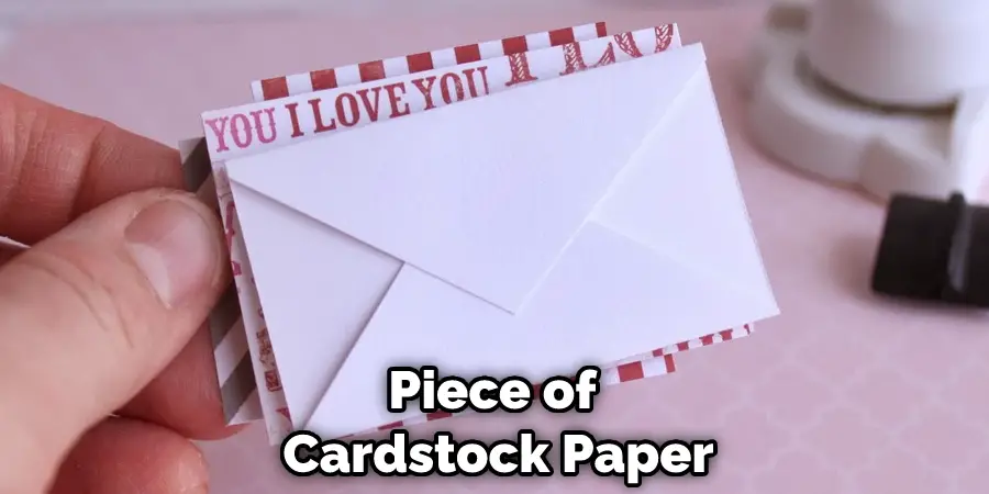 Piece of Cardstock Paper