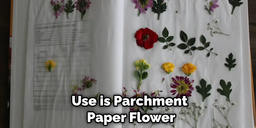 Use is Parchment Paper Flower