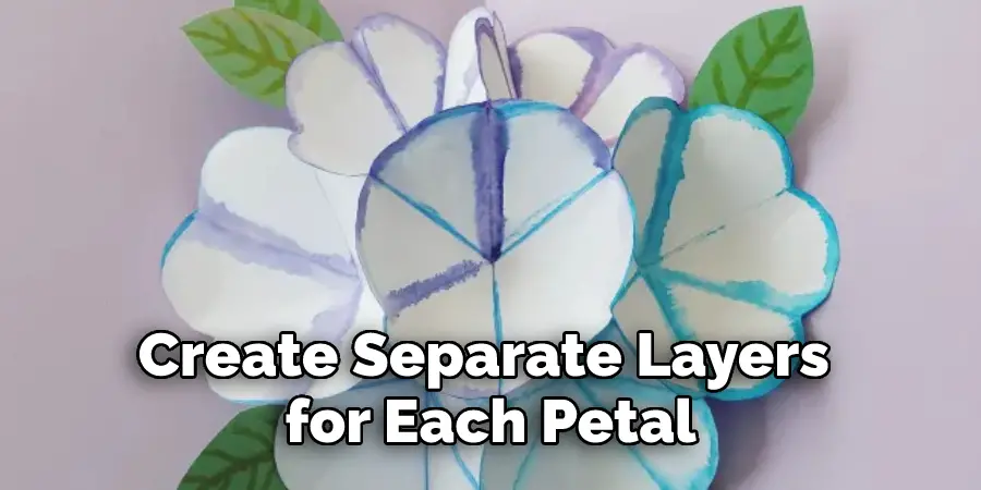 Create Separate Layers for Each Petal