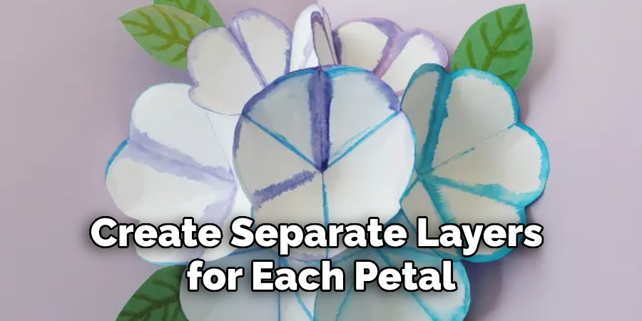 Create Separate Layers for Each Petal