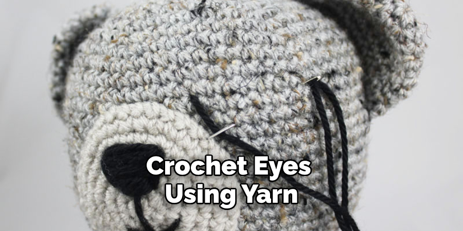 Crochet Eyes Using Yarn
