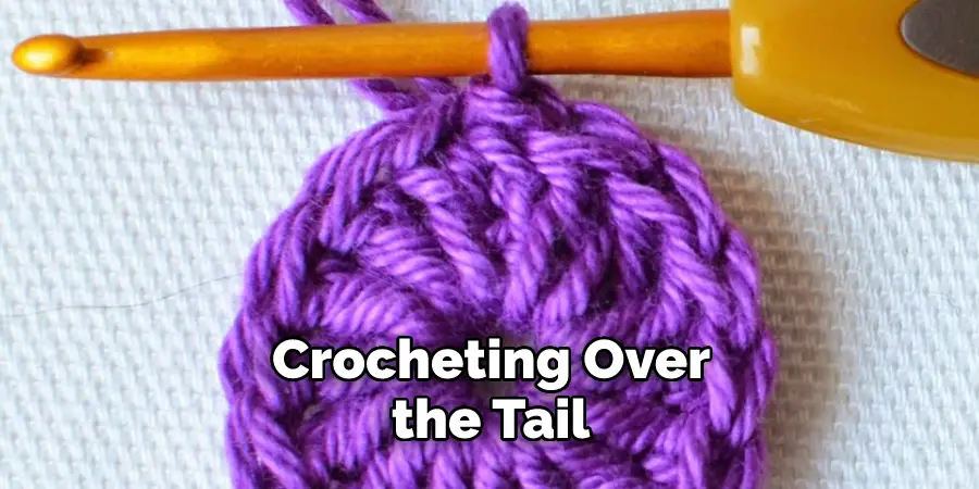  Crocheting Over the Tail