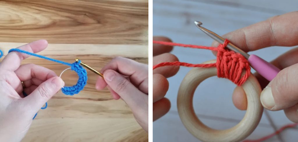 How to Crochet Around a Ring