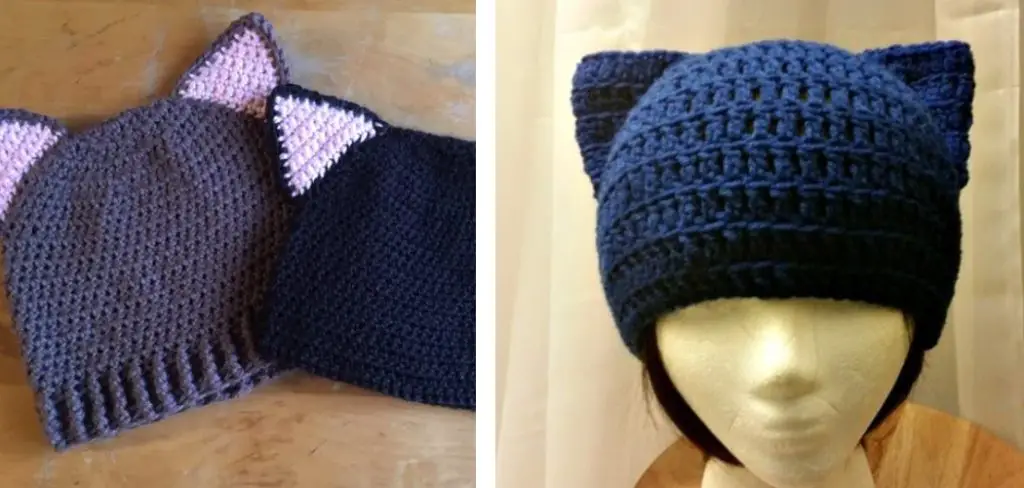 How to Crochet a Cat Ear Hat