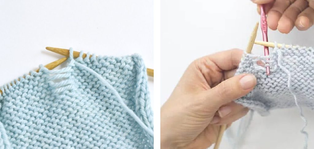 How to Fix a Dropped Purl Stitch