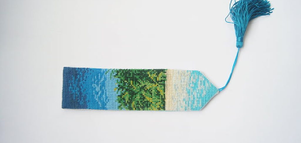 How to Make Cross Stitch Bookmark Stiff