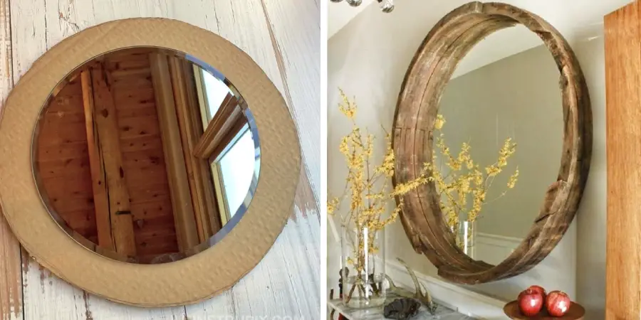 How to Make a Round Mirror Frame