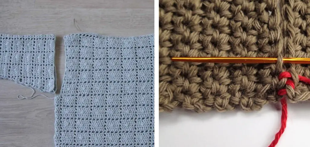 How to Sew Crochet Sweater Pieces Together