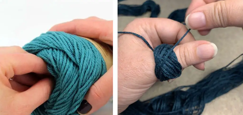 How to Wind Yarn Without a Swift