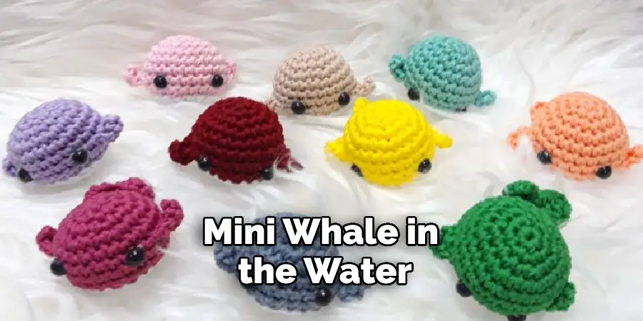 Mini Whale in the Water