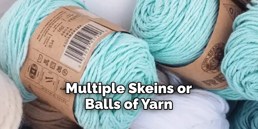 Multiple Skeins or Balls of Yarn