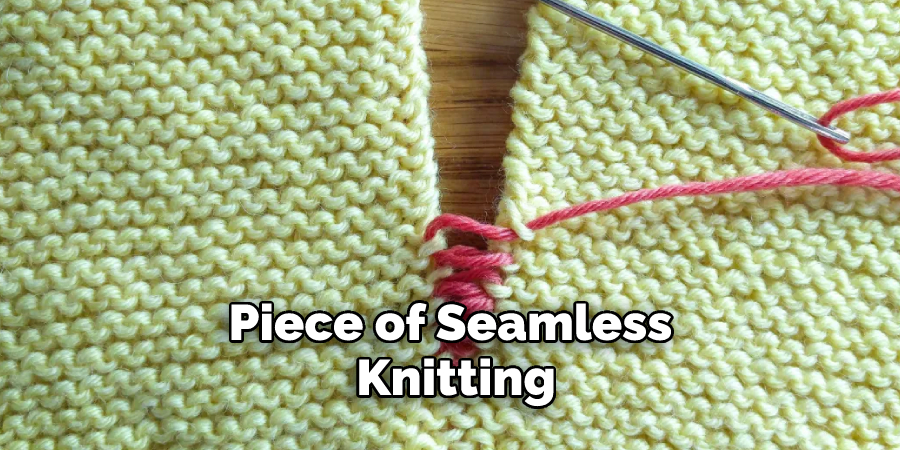 Piece of Seamless Knitting