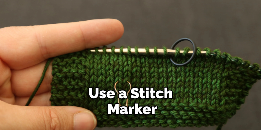 Use a Stitch Marker