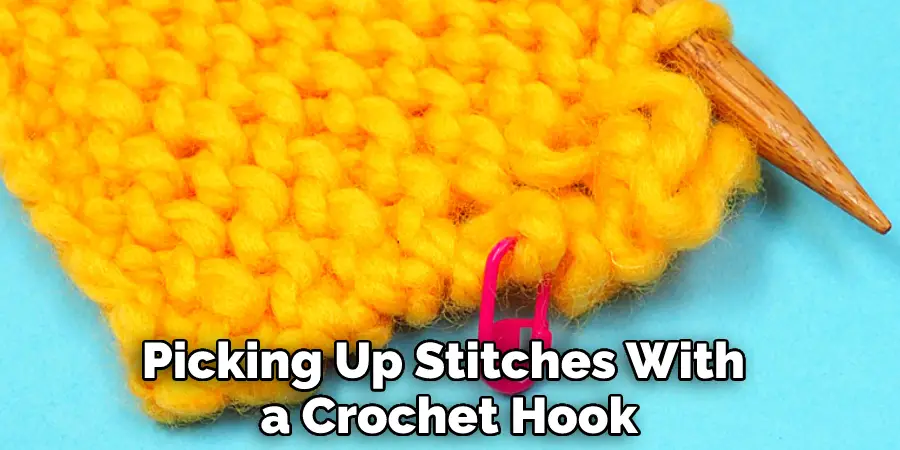 Picking Up Stitches With a Crochet Hook