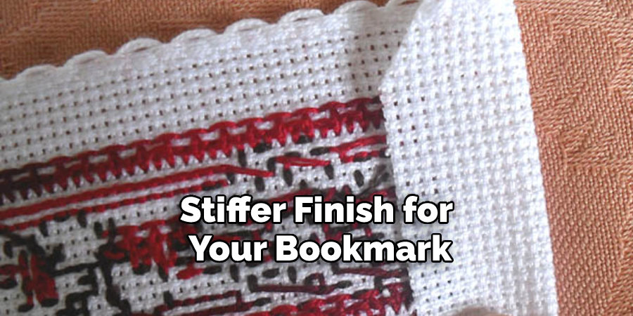 Stiffer Finish for Your Bookmark