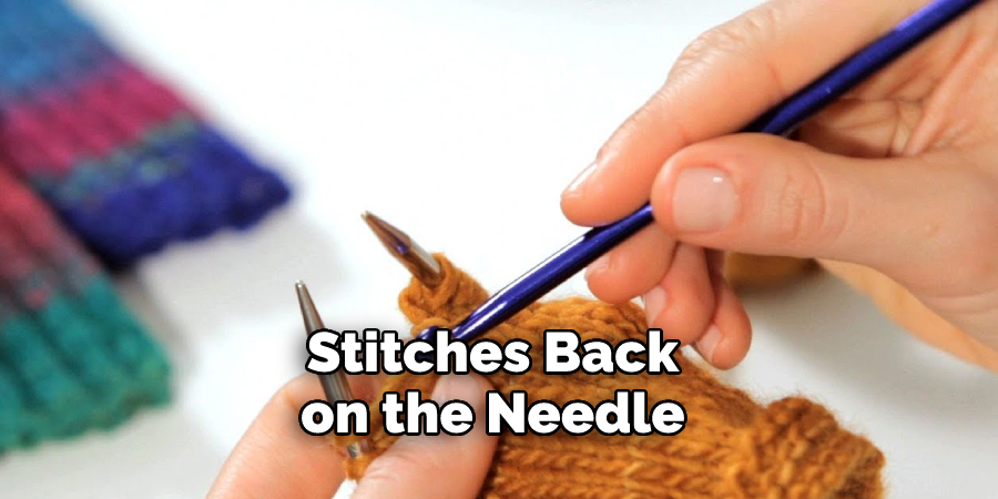 Stitches Back on the Needle 