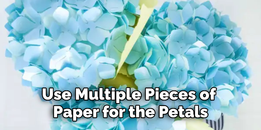 Use Multiple Pieces of Paper for the Petals