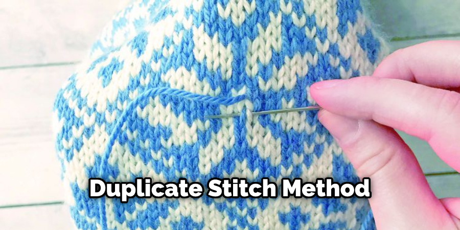 Duplicate Stitch Method