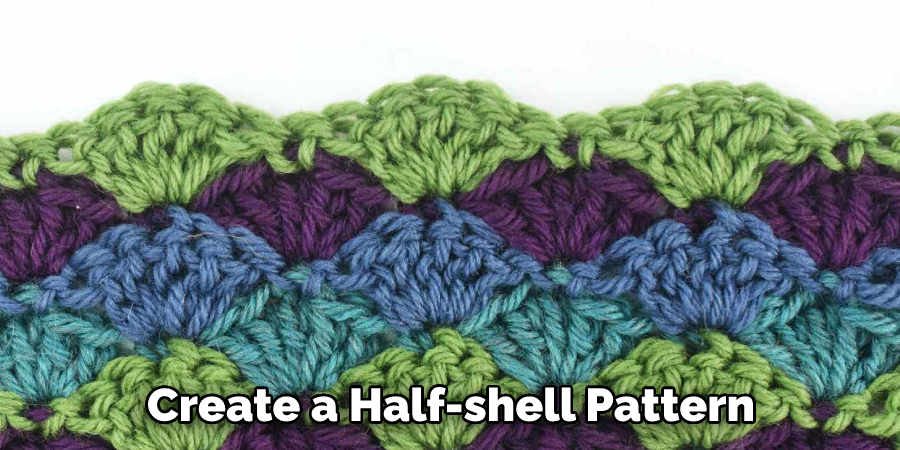 Create a Half-shell Pattern