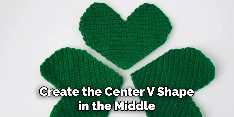 Create the Center V Shape in the Middle