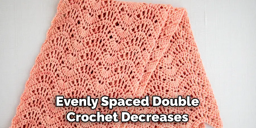 Evenly Spaced Double Crochet Decreases