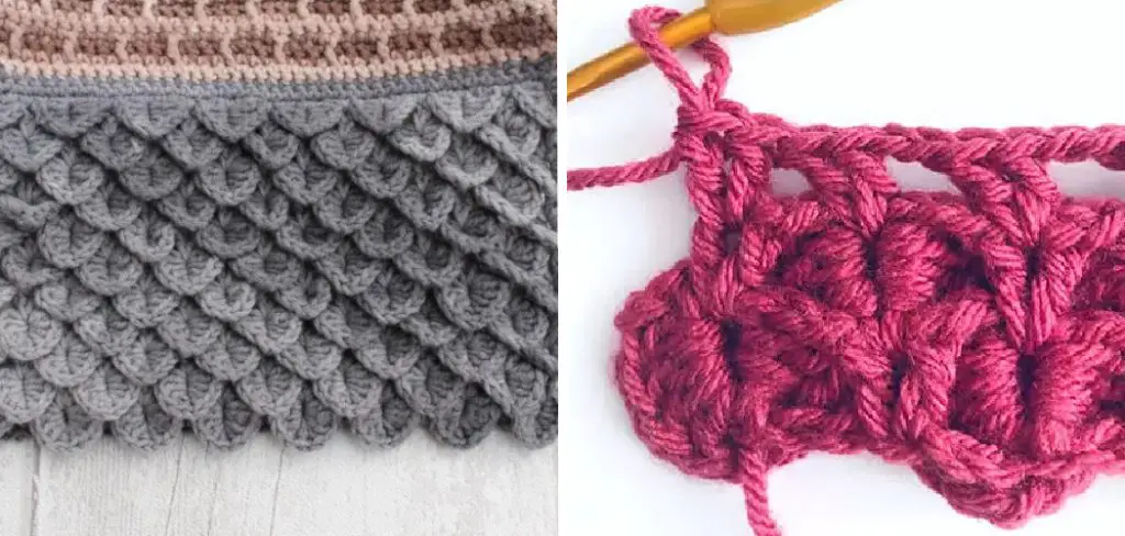 How to Crochet Crocodile Stitch
