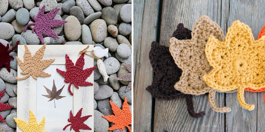 How to Crochet a Maple Leaf