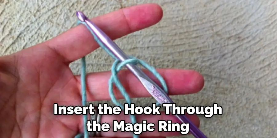 Insert the Hook Through the Magic Ring