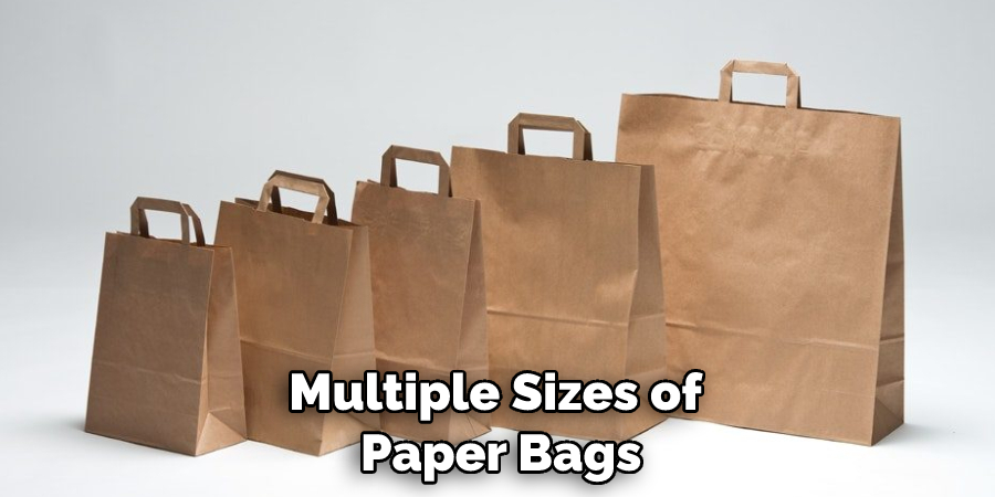 Multiple Sizes of Paper Bags