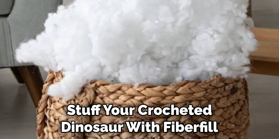 Stuff Your Crocheted Dinosaur With Fiberfill