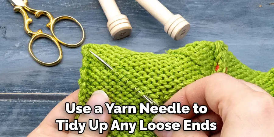 Use a Yarn Needle to Tidy Up Any Loose Ends