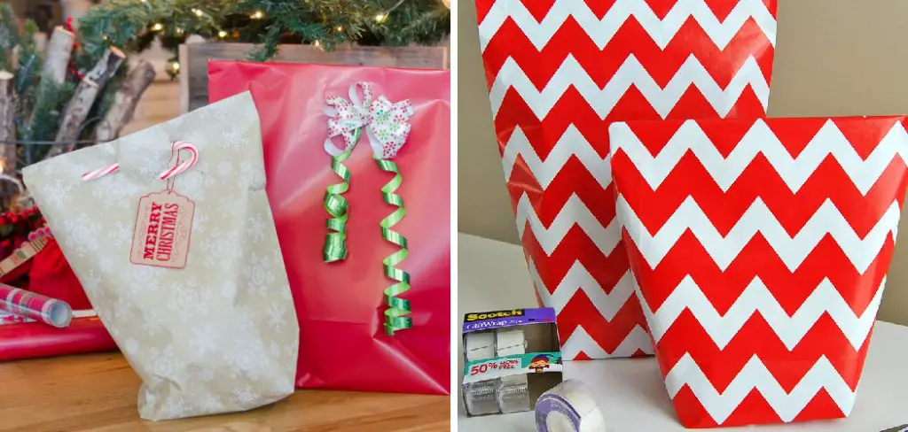 How to Make a Small Bag Out of Wrapping Paper