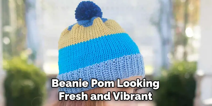 Beanie Pom Looking Fresh and Vibrant