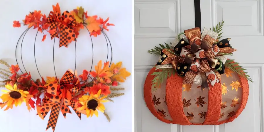 How to Decorate a Wire Pumpkin
