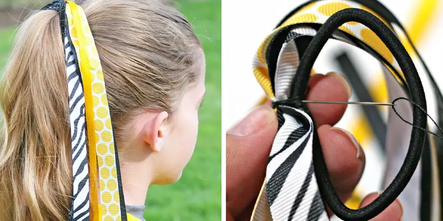 How to Make Softball Hair Ribbons