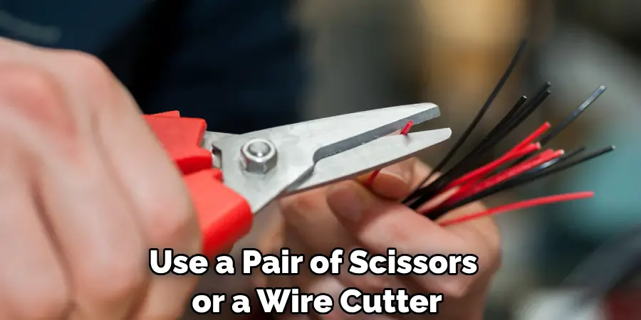 Use a Pair of Scissors or a Wire Cutter
