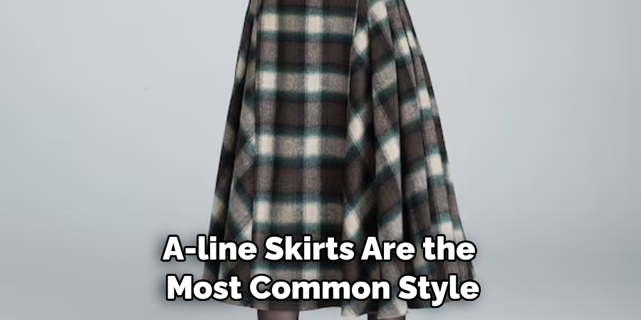 A-line Skirts Are the Most Common Style