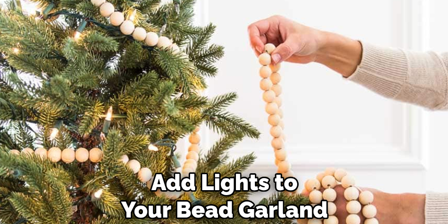 Add Lights to Your Bead Garland