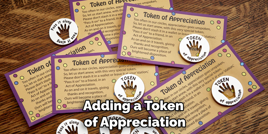 Adding a Token of Appreciation