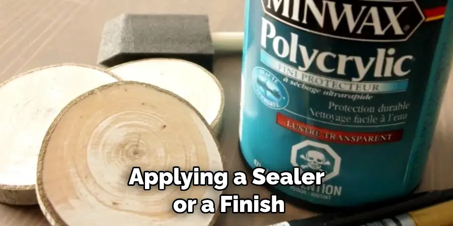Applying a Sealer or a Finish