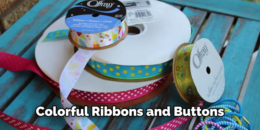 Colorful Ribbons and Buttons
