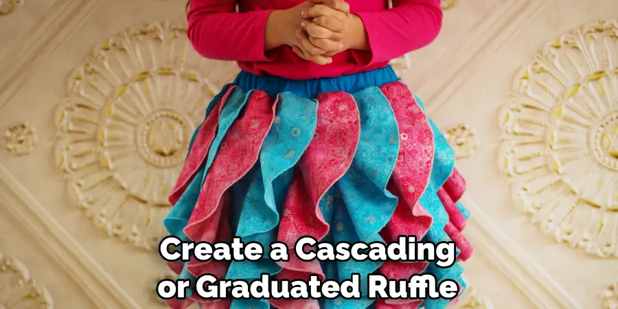 Create a Cascading or Graduated Ruffle