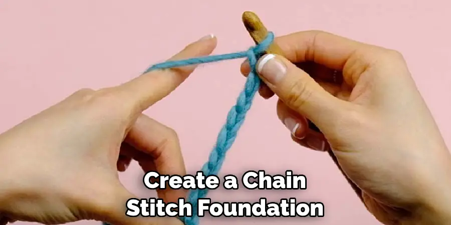 Create a Chain Stitch Foundation