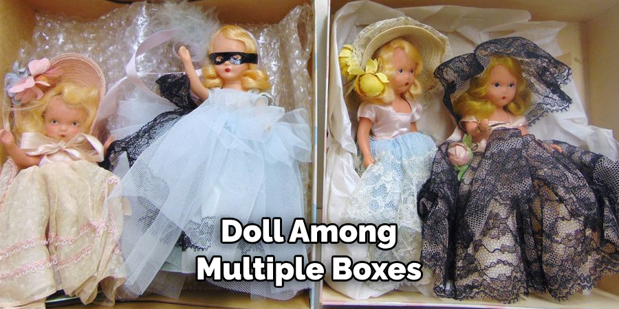 Doll Among Multiple Boxes