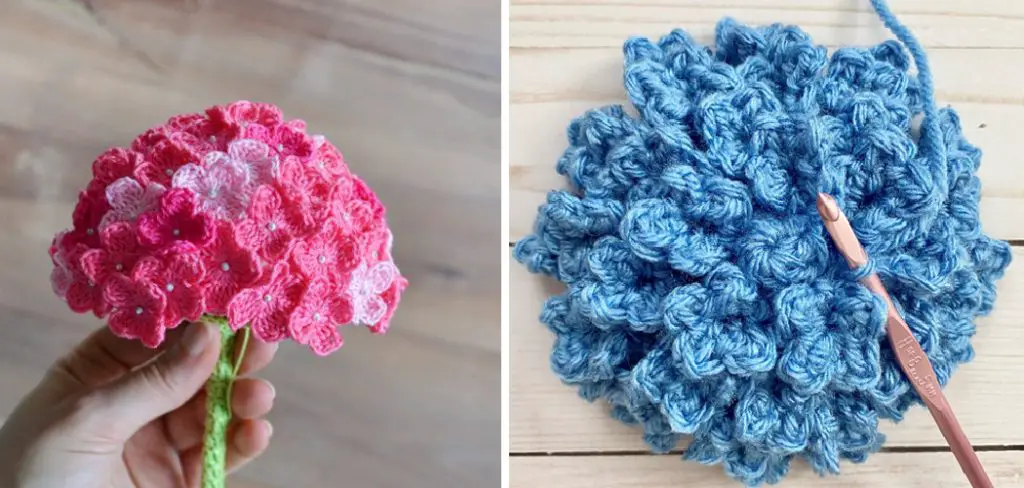 How to Crochet Hydrangea Flower